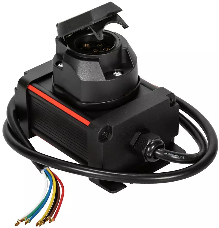 JÄNNITTEENMUUNNIN PISTORASIA 7-NAP 24-12V DC - Peräkärryn pistokkeet - ST100695 - 1