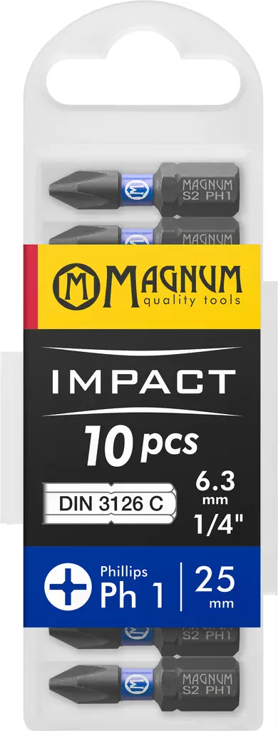 Kärki Impact 10kpl Ph1 25mm - Ruuvauskärjet ja pidikkeet - 17275 - 1