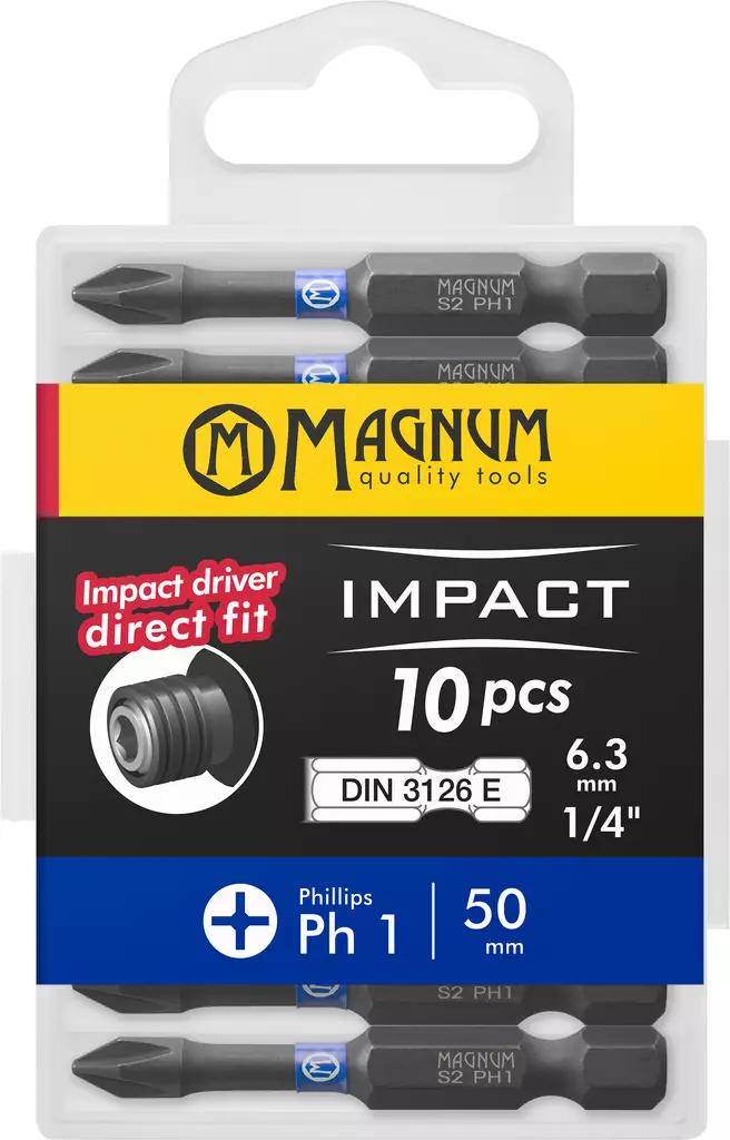 Kärki Impact 10kpl Ph1 50mm - Ruuvauskärjet ja pidikkeet - 17285 - 1