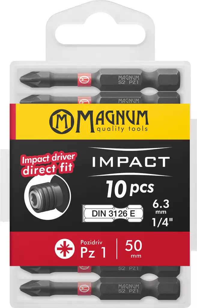 Kärki Impact 10kpl Pz1 50mm - Ruuvauskärjet ja pidikkeet - 17385 - 1