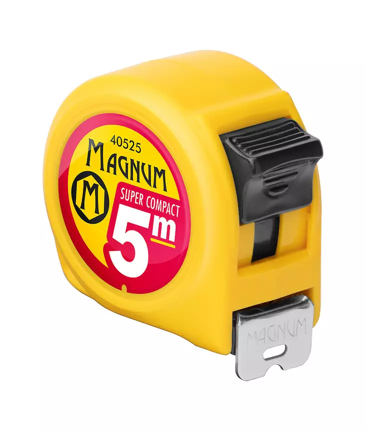 Magnum Rullamitta Super Compact 5m/25mm - Mitat ja vesivaa'at - 40525 - 1