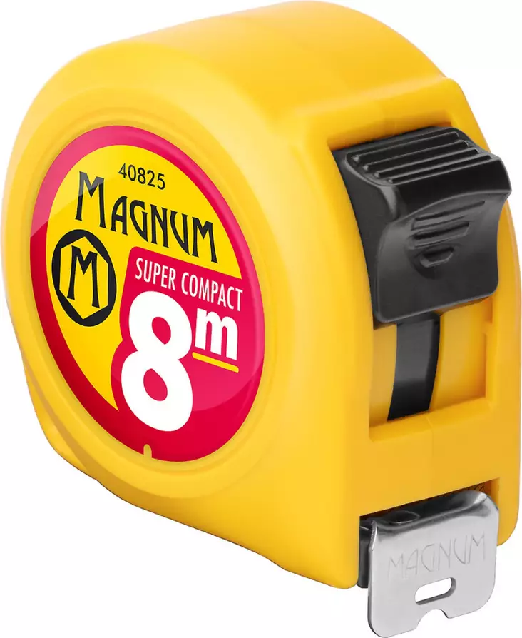 Magnum Rullamitta Super Compact 8m/25mm - Mitat ja vesivaa'at - 40825 - 1