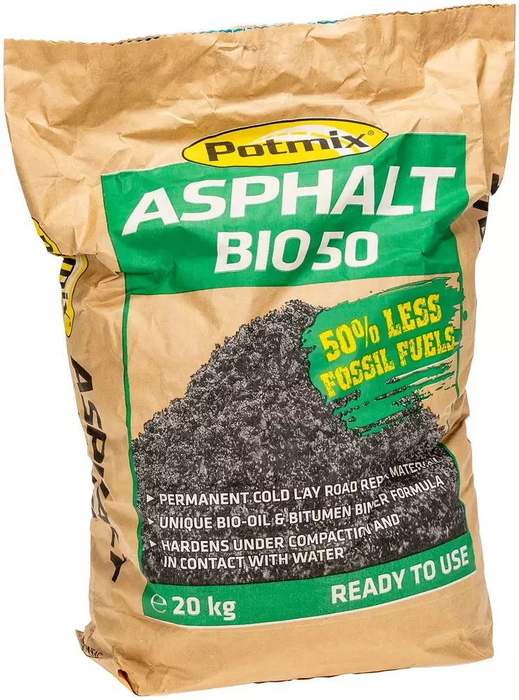 POTMIX ASPHALT BIO 20KG SÄKKI - Rakennuskemikaalit - POT11055 - 1