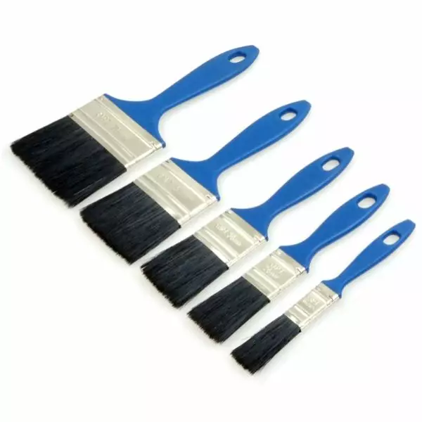 Tasottajasetti 5-Osainen Harjasssekoitus - Muuraus, maalaus ja laatoitus - 8121005 - 1