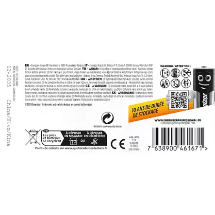 ENERGIZER Industrial AAA 10 kpl/pkt - Paristot - 30010746 - 4