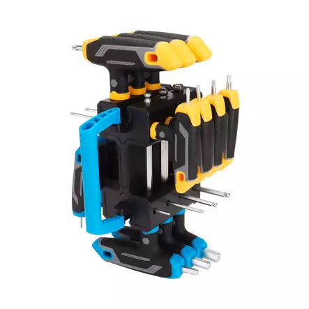 Finbullet Kuusiokolo- ja torx avainsarja T-Kahvalla 14 osaa - Sarjat - 1216 - 2