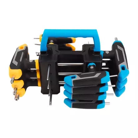 Finbullet Kuusiokolo- ja torx avainsarja T-Kahvalla 14 osaa - Sarjat - 1216 - 1