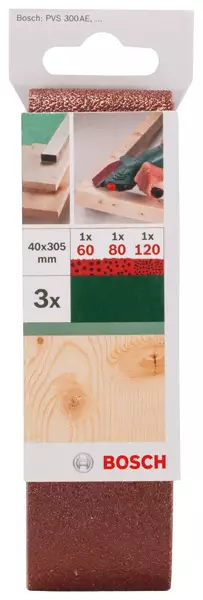 Hiomanauha 40X305mm RW PVS Lajitelma 3kp - Hiomapaperit koneisiin - 2609256186 - 2