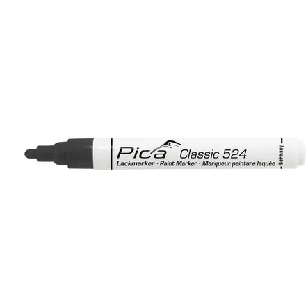 Pica Maalikynä Musta, 2-4mm 524 Classic - Merkintäkynät ja maalit - P52446 - 1