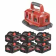 Milwaukee M14-18C6 Akku-laturipaketti sis. 6x HB5.5 akut - Akku-laturipaketit - M1418C6HB556 - 1