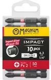 Kärki Impact 10kpl Pz2 50mm - Ruuvauskärjet ja pidikkeet - 17386 - 1