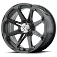 POLARIKSEN ALUMIINIVANNE 15X7 4X156 +10 MSA DIESEL GLOSS BLACK - Mönkijän renkaat - 10036 - 1