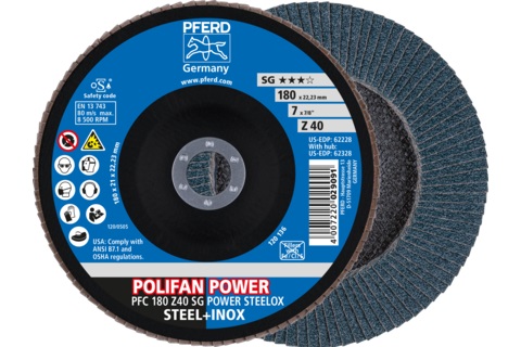 LAMELLILAIKKA PFC 180X22 Z40 SG POWER - Hiomalaikat - P167946 - 1