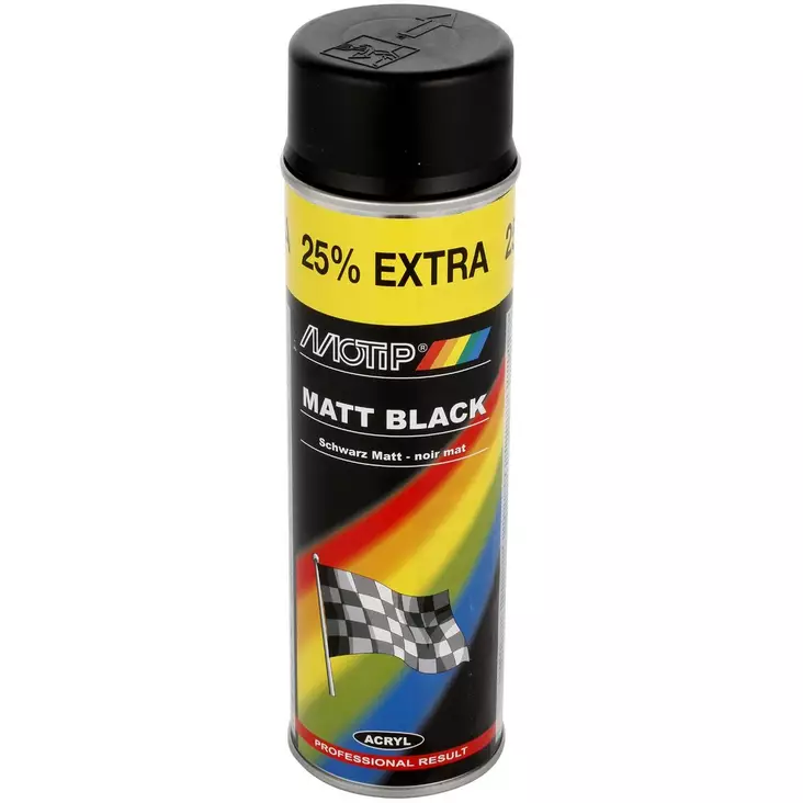 MAALI AKRYYLI MATTAMUSTA 500ML - Tekniset kemikaalit - TIP8006 - 1