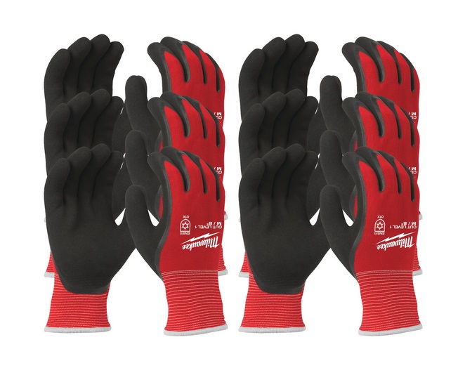 MILWAUKEE KÄSINEET TALVI CUT 1/A 12KPL - Talvihanskat - 4932471607 - 1