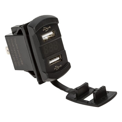 USB-LATURI JA JÄNNITEMITTARI 44X25MM - USB-laturit, pistokkeet ja adapterit - ST019106 - 1