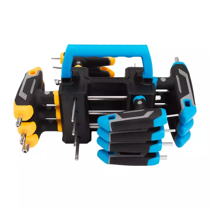 Finbullet Kuusiokolo- ja torx avainsarja T-Kahvalla 14 osaa - Sarjat - 1216 - 1