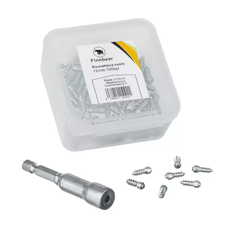 Finnbear 100kpl 12mm jäänasta - Jäänastat - 101775926 - 1