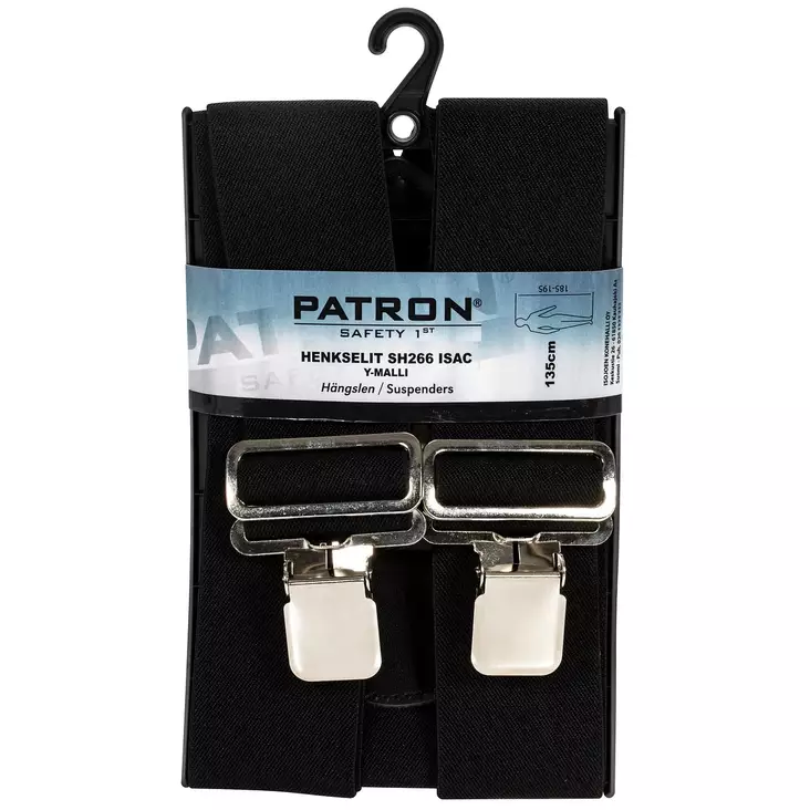 Henkselit 135cm Isac Y-malli musta - Alusvaatteet ja asusteet - SH266 - 1