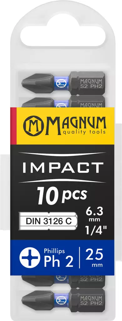 Kärki Impact 10kpl Ph2 25mm - Ruuvauskärjet ja pidikkeet - 17276 - 1