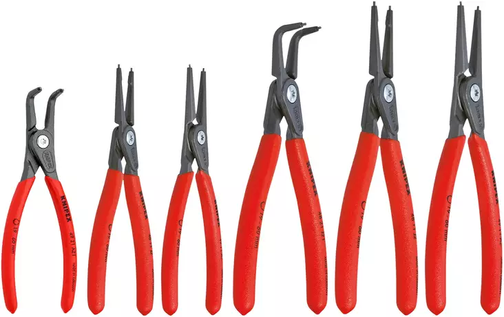 Knipex Lukkorengaspihtisarja 6-osaa - Lukkorengaspihdit - KNIPEX6 - 1