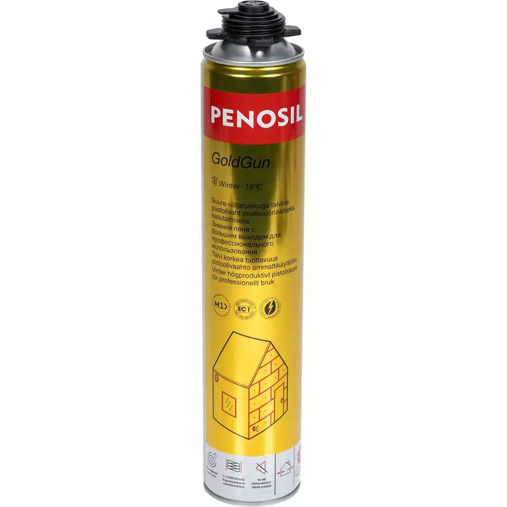 Pu Pistoolivaahto 750Ml -18 Penosil Gold - Rakennuskemikaalit - PEN106 - 1