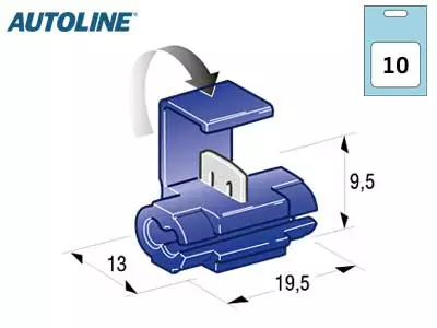 Ryöstäjä liitin sin 10kpl - Liittimet - 1569-20026 - 1