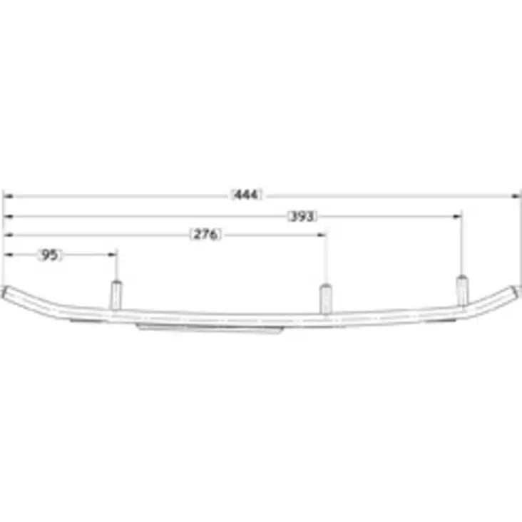 Sno-X Ripper Four Ohjausrauta pari 4" Kovametalli - Ohjainraudat - 881-4226 - 1
