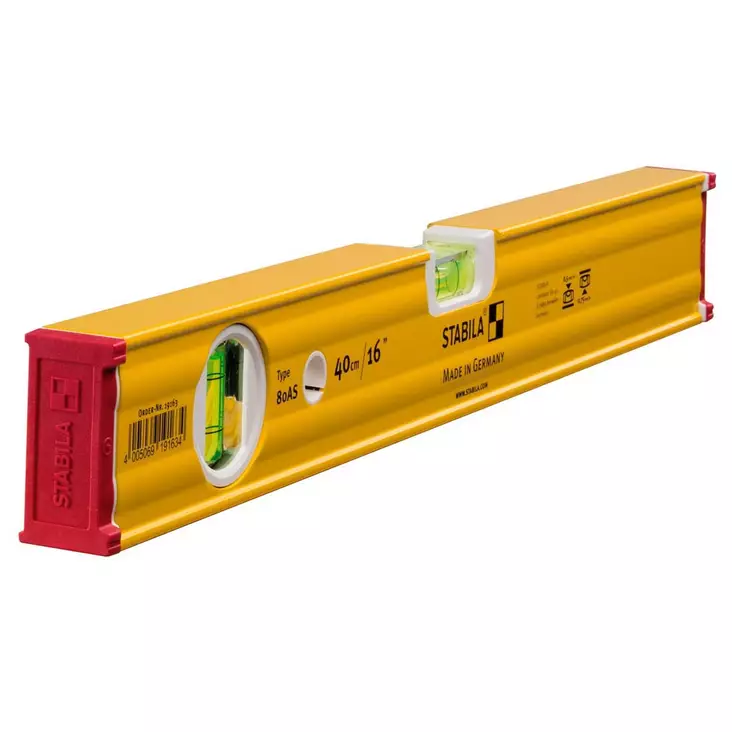 STABILA Vesivaaka 80AS 80 cm - Mitat ja vesivaa'at - SB19166 - 1