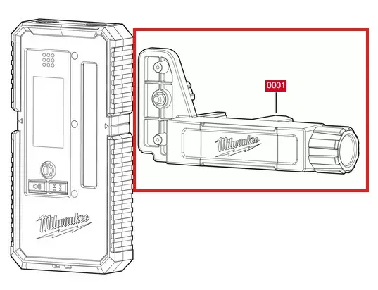 Vastaanottimen pidin LLD 50 - Jalat ja lisävarusteet - 4931483136 - 1