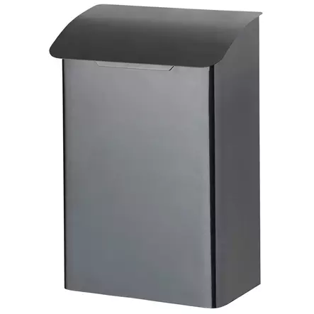 POSTILAATIKKO METALLIA MUSTA - Varastohyllyt ja lokerot - OX027 - 1