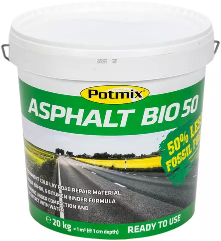 POTMIX ASPHALT BIO 20KG - Rakennuskemikaalit - POT11057 - 1