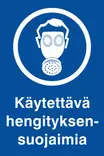 OPASTE 200X300 KÄYTETTÄVÄ HENGITYKSENSUOJAIMIA,MUO - Ensiapu ja työsuojelu - TRA057 - 1