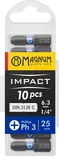 Kärki Impact 10kpl Ph3 25mm - Ruuvauskärjet ja pidikkeet - 17277 - 1