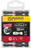 Kärki Impact 10kpl Pz3 50mm - Ruuvauskärjet ja pidikkeet - 17387 - 1