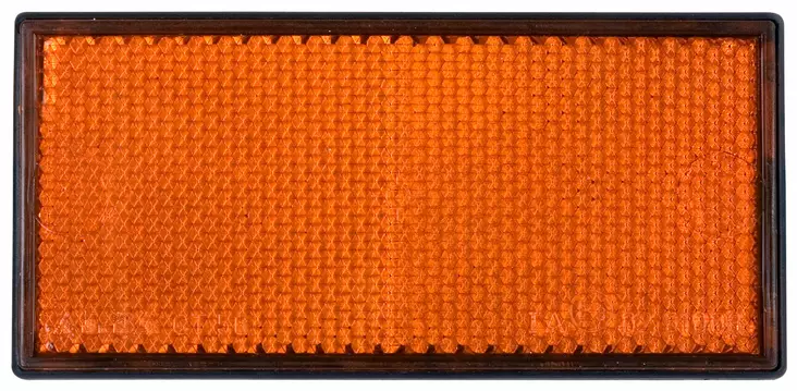 HEIJASTIN KELTAINEN 55X105 TARRALLA (EI PAKATTU) - Peräkärryn valot - ST100467 - 1