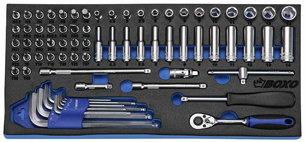 HYLSYSARJA 1/4" MM-KOOT BOXO - Moduulit työkaluvaunuihin - 284-BX037 - 1