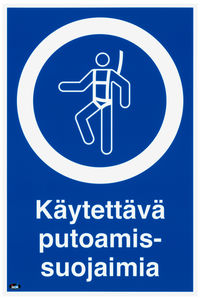 OPASTE 200X300 KÄYTETTÄVÄ PUTOAMISSUOJAIMIA,MUOVI - Ensiapu ja työsuojelu - TRA087 - 1