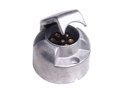 PERÄKÄRRYN PISTORASIA 7-NAP. ALUMIINI - Peräkärryn pistokkeet - 1553-4317 - 1