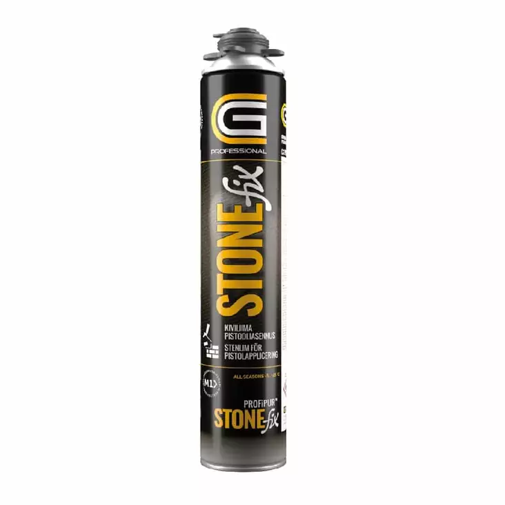 PROFIPUR STONEFIX KIVILIIMAVAAHTO (PISTOOLIASENNUS), 750ML, M1 (PPSTONE) - Rakennuskemikaalit - CG087 - 1