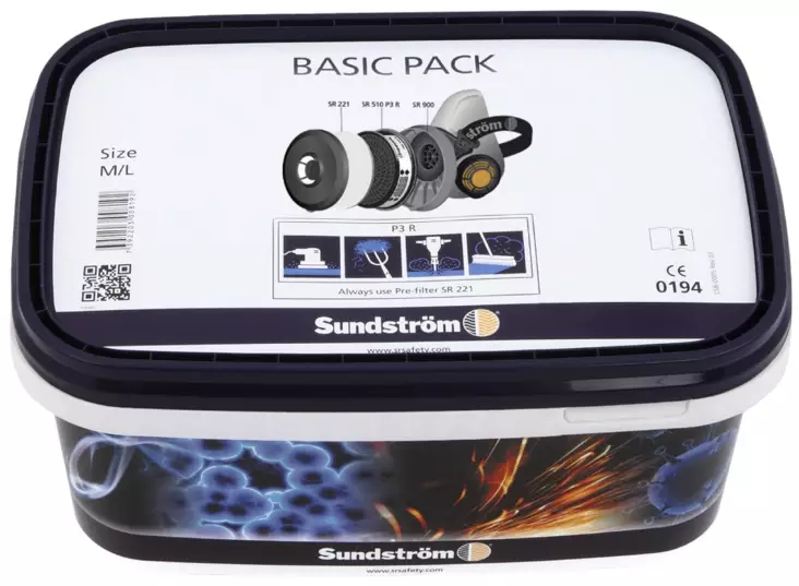 Puolinaamari Sundström SR 900 M Basic Pack - Hengityssuojaimet - 553390437 - 1