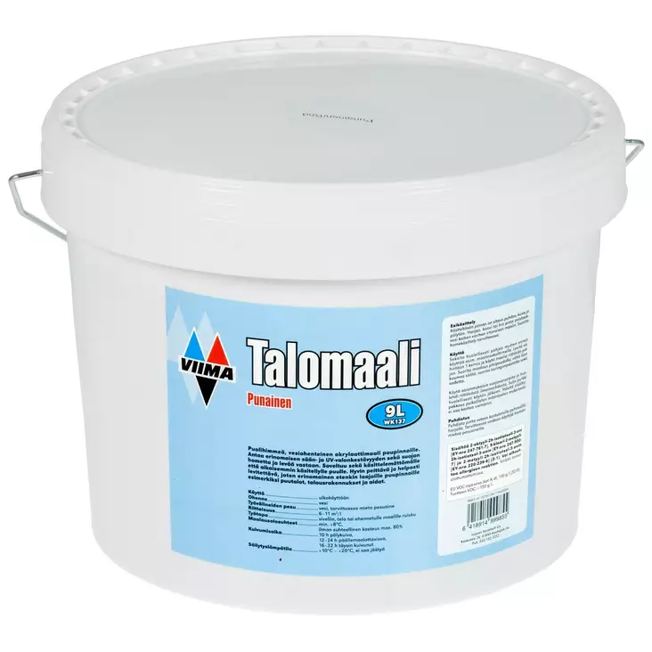 TALOMAALI 9L PUNAINEN - Tekniset kemikaalit - WK137 - 1