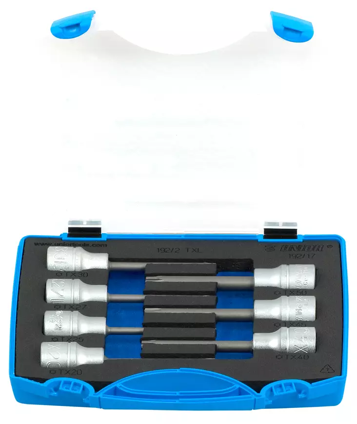 UNIOR 1/2 TORX HYLSYSARJA TX20 - TX50 - Hylsysarjat - 619417 - 1