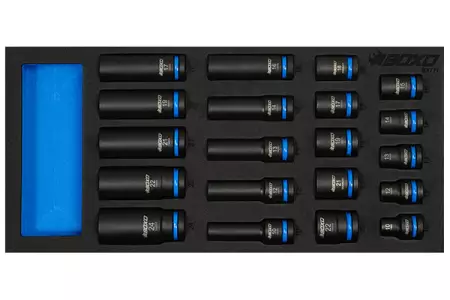 Boxo konehylsysarja 1/2 " lyhyet ja pitkät hylsyt - Hylsysarjat - 284-BX777 - 1