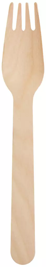 HAARUKKA 100KPL PUINEN PINNOITETTU - Kertakäyttöastiat ja retkiastiat - KER017 - 1