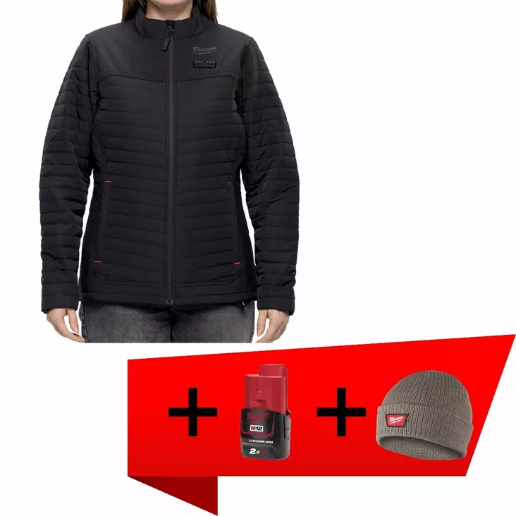 Milwaukee M12 HPJLBL3-0 Lämpötakki Puffer - Talvityötakit - MW493847 - 1