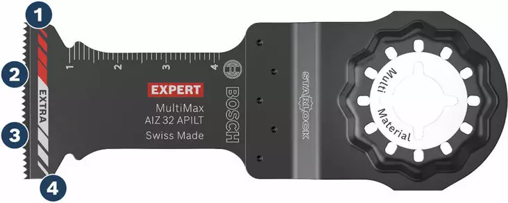 SAHANTERÄ AIZ32APILT MULTIMATERIAL BULK - Monitoimityökalujen tarvikkeet - 2608902397 - 1