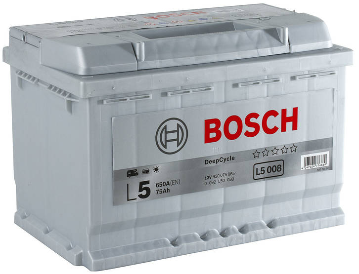 Bosch аккумуляторы 75ah