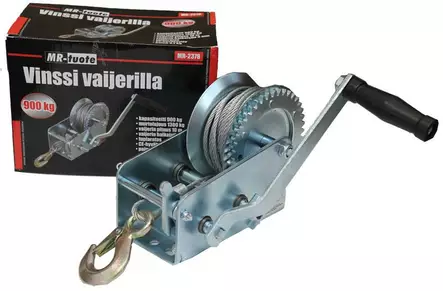 Käsivinssi vaijerilla 900kg 5mmX10m - Vinssit - MR-2378 - 1