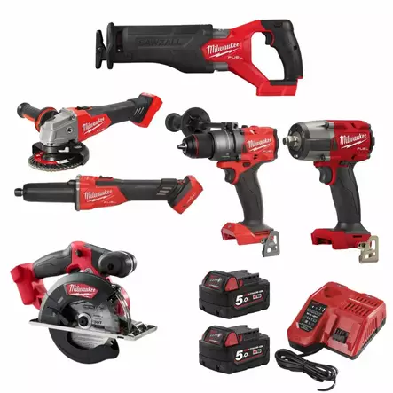 Milwaukee M18 Metallimiehen konesarja - Akkukonesarjat - MWMETALLIMANPAK18 - 2